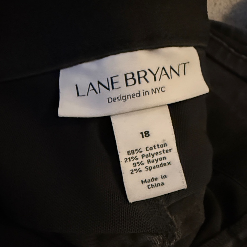 Lane Bryant Women's Boot Cut Jeans - Black